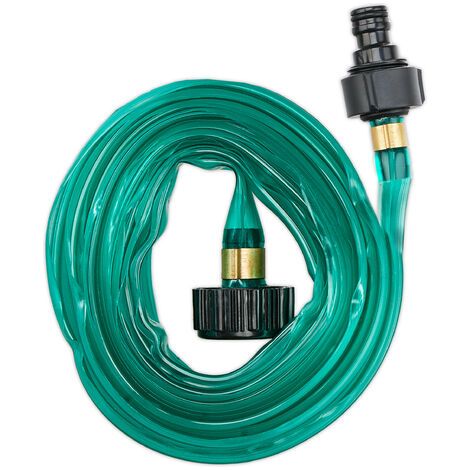 Relaxdays Tuyau d’arrosage, système d’irrigation plat, longueur : 3 m, arrosage uniforme, prêt pour raccordement, vert (1/5)