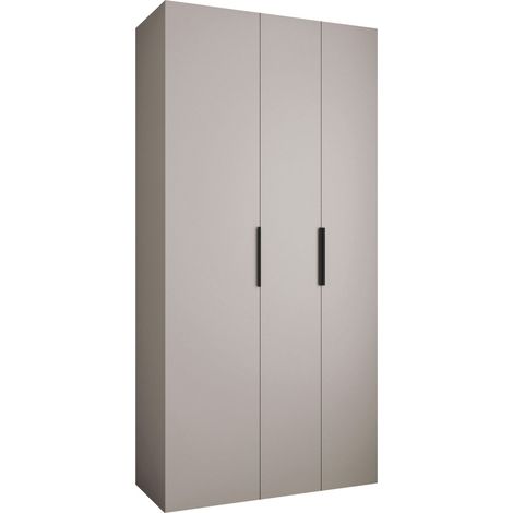Armoire Hartford 573, Cachemire, 246x120x42cm, Portes d'armoire: Avec des charnières, Nombre d'étagères: 8 (1/5)