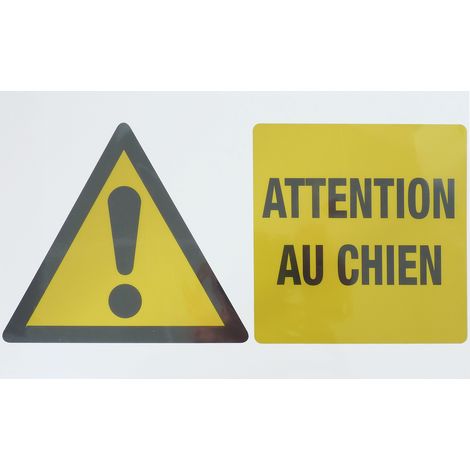 TOPCAR - Panneau "Attention au chien" - 16568 - Ce produit de marque TOPCAR est neuf.