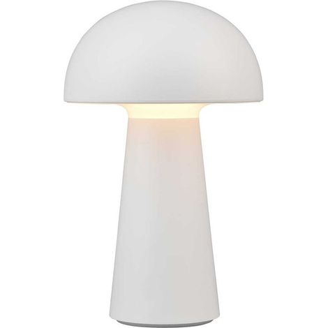 Lampadaire et lampe de jardin, Lampe outdoor Lennon à batterie Blanc en Plastique, TRIO