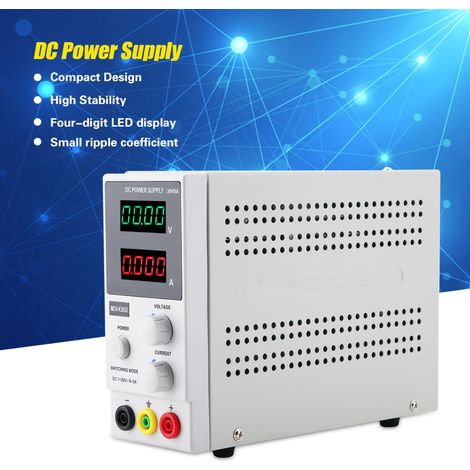 MCH‑K305D AC220V Mini alimentation CC stabilisée réglable à affichage 4 chiffres 30 V 5 A (prise AU) (1/5)