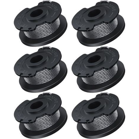 Ø1,6 mm-5m de Longueur Fil Coupe Bordure Compatible avec Bosch Convient pour Coupe-Bordures Sans fil EasyGrassCut,Contient 6 Pièces F016800569 Bobine Coupe Bordure (1/4)