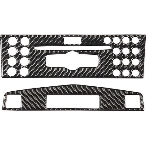 Rivestimento in fibra di carbonio per il pannello di navigazione della console centrale, adatto per Mercedes Benz Classe C W204 2005-2012 (1/5)