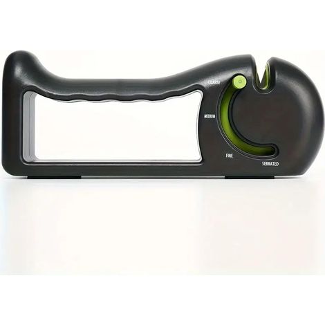 Affûteur de couteaux 4 en 1, affûteur de couteaux de cuisine, affûteur de couteaux portable multifonctionnel pour la cuisine, les activités de plein air et le camping (1/5)