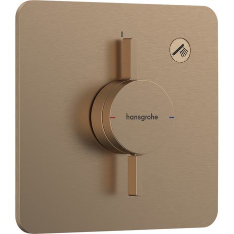 hansgrohe DuoTurn Q Mischer Unterputz für 1 Verbraucher, Bronze gebürstet mit Thermostat (1/5)