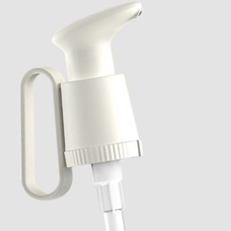 Dosierpumpe für Austernsauce, Druckspender, tropffreier Auslauf, Gletscherweiß, für die Küche (1/5)