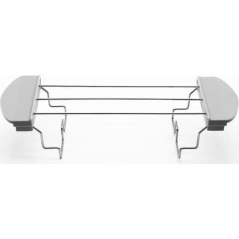 Support pour grille-pain en acier inoxydable – 1 pièce, compatible avec grille-pain à sandwichs et à tranches, accessoire de cuisine pratique et résistant (1/4)