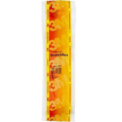 Bolsa Bridas Scotchflex 3M FS 200 B-C 3,5 x 200mm (100 un) 3M 7000035291-BC Blanco