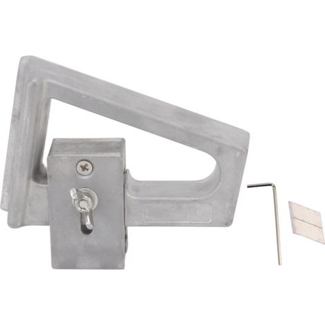 Coupe-bordure Pour Sol Pvc - Lame En Alliage D'aluminium - Règle Droite Intégrée - Largeur De Coupe Réglable 10 À 30 Mm - 1 Pièce (1/5)
