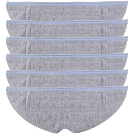 NALOOKAMIC Lot de 6 lingettes de rechange pour chiffons en microfibre Roborock S7 et S7 Plus, compatibles avec les chiffons de nettoyage Roborock T7 et T7 Plus (1/4)