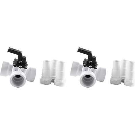Raccord de tuyau de pompe de piscine à trois voies (2X) 4715 pour aspirateurs Zodiac, tuyaux de pompe de filtration, raccord de tuyau (1/5)