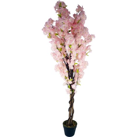 150cm Artificial Pink Blossom Tree (1/5)