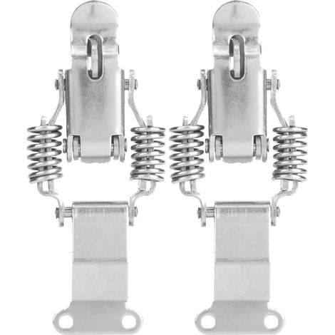 Fermoir À Ressort En Acier Inoxydable 304 - Mécanisme Double Crochet Pour Boîte Isolante Industrielle - Lot De 1 (1/5)