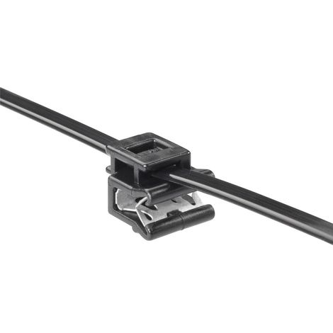 HellermannTyton 150-40591 T50ROSEC5A-MC5-BK-D1 Kabelbinder 200 mm 4.60 mm Schwarz Kabelbündelung sei