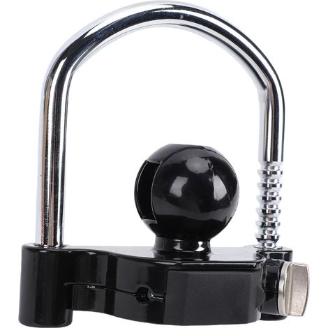 Antivol attelage remorque robuste combinaison 4 chiffres anti-vol universel pour coupleurs 1-7/8 2 2-5/16 po, acier alliage aluminium noir (1/5)