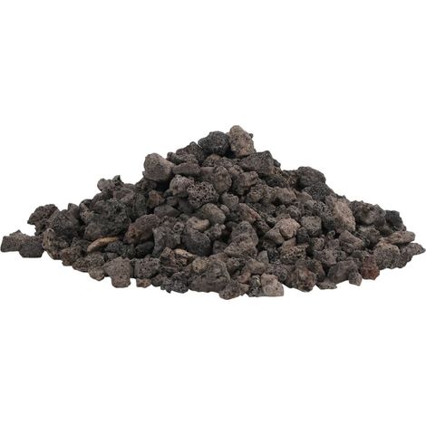 Rocas volcánicas negras 10 kg 1-2 cm vidaXL