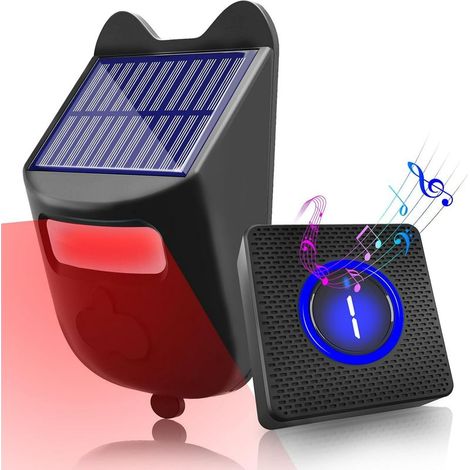 Solar Lane Alert Drahtloser Bewegungsmelder für den Außenbereich und wetterfester Sensor mit einer Reichweite von bis zu 300 Metern – Safe Lane Alert System (1/5)