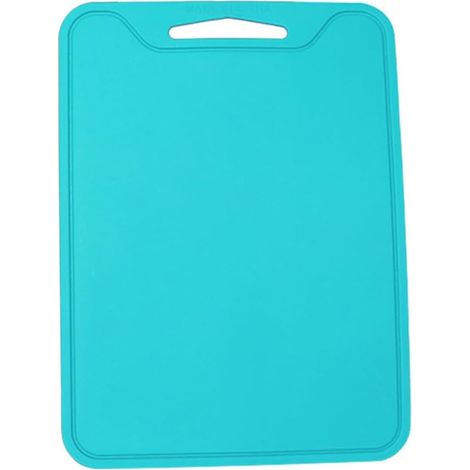 Planche à découper en silicone souple et résistante à la chaleur, facile à plier, convient pour la cuisine de camping, tapis double face pratique et antidérapant (1/5)