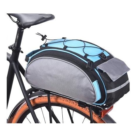 Bicycle Bag, Rear Bike Pannier Rack, Storage Bag Rear Transport Bike Seat Bag, MTB Bike Pouch (1/5)