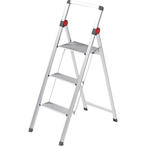 Gierre Sgabello Mini Slimstep 3 Gradini Alluminio 113 cm Leggero (1/3)