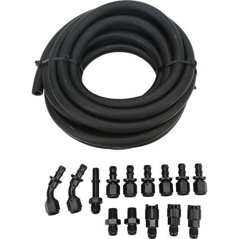 Kit de raccords de ligne d'injection de carburant LS 3/8 pouces ID, haute résistance, universel pour la plupart des voitures (1/5)