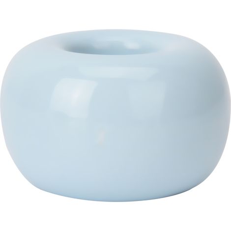 Porte-brosse à dents en céramique en forme de donut, bleu candy, multicolore et multifonctionnel, support mignon pour salle de bain. (1/5)