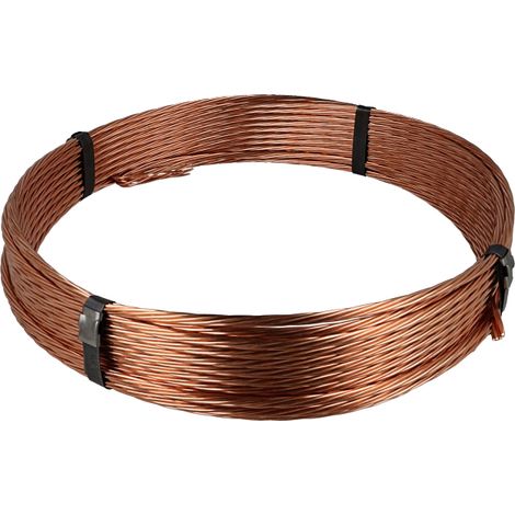 Câble en cuivre nu 25mm² – Longueur 25 mètres – Pour réseaux de terre – Compatible avec barres de terre standard (1/2)