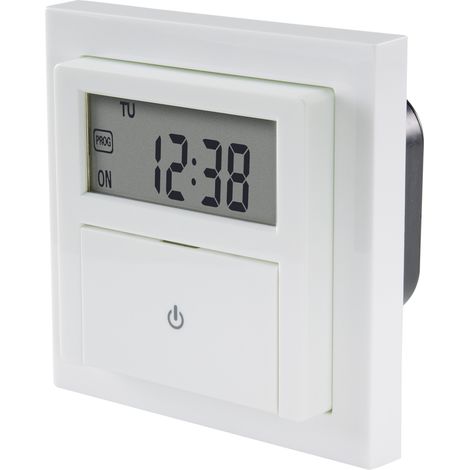 Sygonix SY-4504968 Unterputz-Timer digital Wochenprogramm 1800 W Countdown-Funktion, inkl. Aufput (1/5)