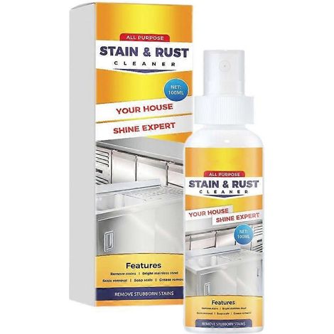 Nettoyant antirouille et décontaminant pour taches d'huile de cuisine - Agent de nettoyage efficace (1/4)