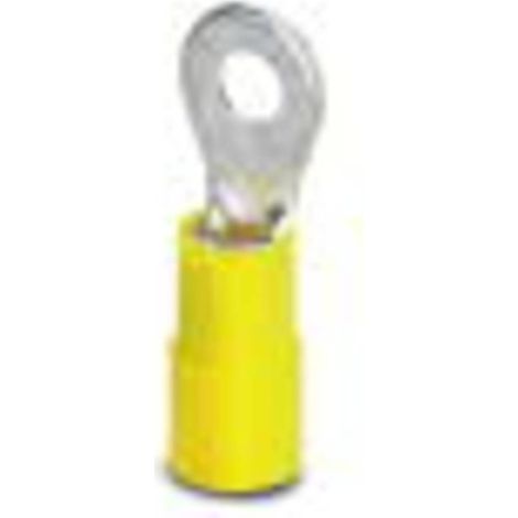 Phoenix Contact 3240028 Capocorda ad anello Sezione Max=6 mm² Ø foro=5.30 mm Parzialmente isolato Giallo 50 pz.