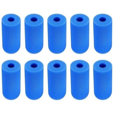 Lot de 10 Éponge Filtrante Type A, Filtre en Mousse pour Spa, Filtre de Piscine en Mousse, Cartouche de Filtre en Mousse, Réutilisables et Lavable, pour Spa, Piscine (1/5)