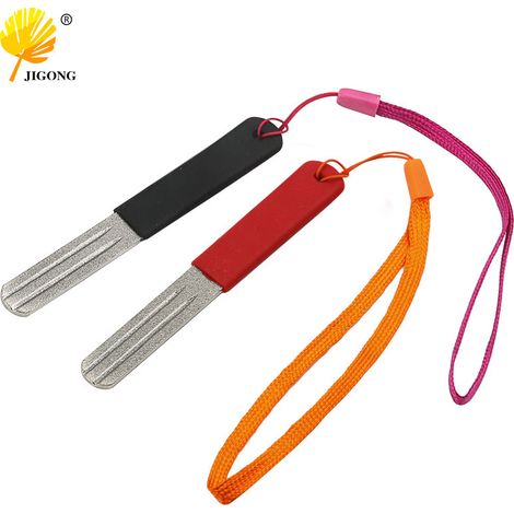 Lime diamantée pour hameçons, pierre à aiguiser pour hameçons, lime pour pointes d'hameçons, leurre, pêche en mer, pêche à la mouche, pierre à aiguiser pour hameçons, outils de pêche (1/5)