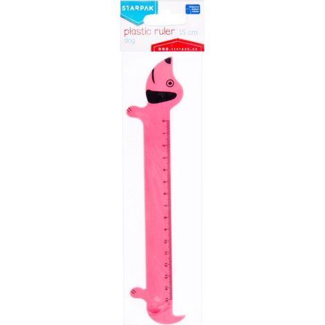 Righello di plastica 15 cm Cane