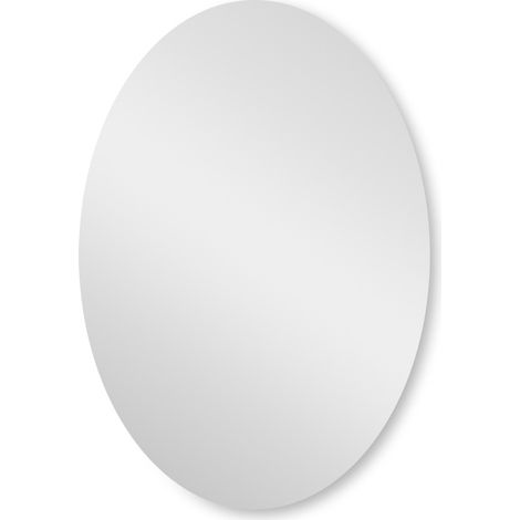 Specchio bagno ovale 65x95 cm a filo lucido reversibile (1/3)