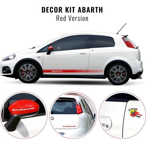 Decor Kit Pulsar per Punto Abarth - Colore: ROSSO