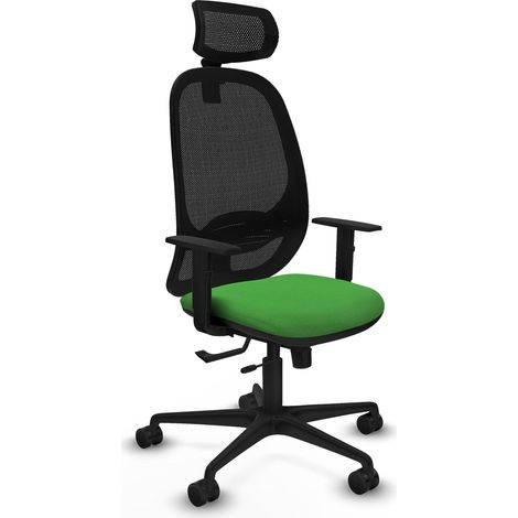 Sedia ergonomica piqueras y crespo Cilanco nero schiuma alta densità (1/2)