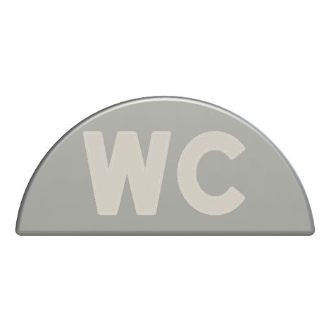 Zenit Symbole Wc Pour Enjoliveur N2X01.9 Xx 2CLA200430N1101 ABB N2004.3 (1/3)