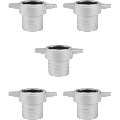5 raccords pour pompes à eau, tuyau en aluminium de 2 pouces, clé de raccordement avec joint en caoutchouc, connecteur de pompe Pi (1/5)