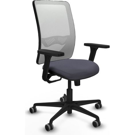 Silla de oficina piqueras y crespo Zulema negro respaldo ajustable reposabrazos 3D (1/2)