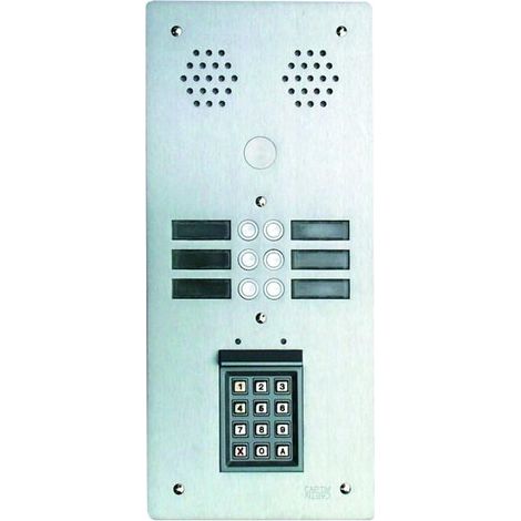 Plaque alu 6mm 2r 6t + s30 ecla URMET 7772/6C