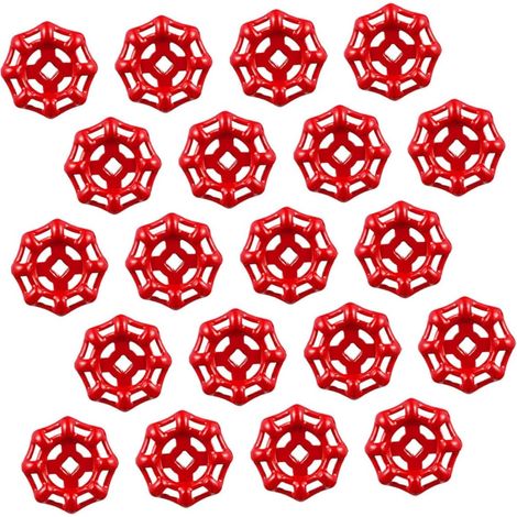Volant de Vanne en Fonte Rouge 6x6 Mm Conforme (1/5)