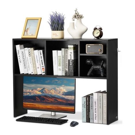 Étagère à Poser sur Bureau à 1 Niveau Bibliothèque de Bureau 94 x (1/5)