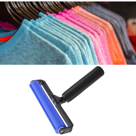 Rouleau de Dépoussiéreur Anti-Statique Silicone 15.2cm pour Films et Écrans  Outil de Nettoyage Élastique Hautement Adhésif 620D Bleu (1/5)