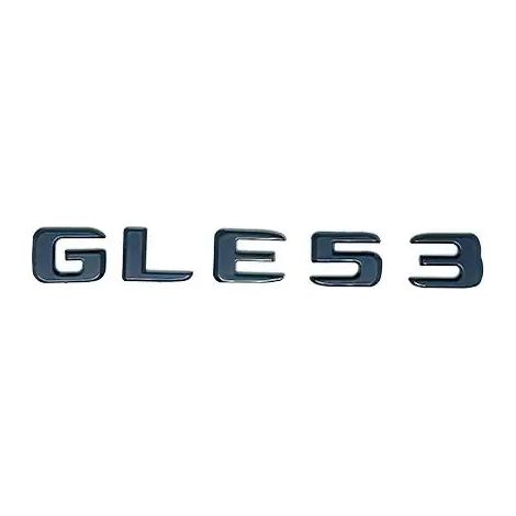 (GLE53 noir) - Emblème Mercedes-AMG GLE W166/W167 - Badge V8 Biturbo 4MATIC+ - Compatible GLE - Autocollant logo latéral/coffre/arrière (1/5)