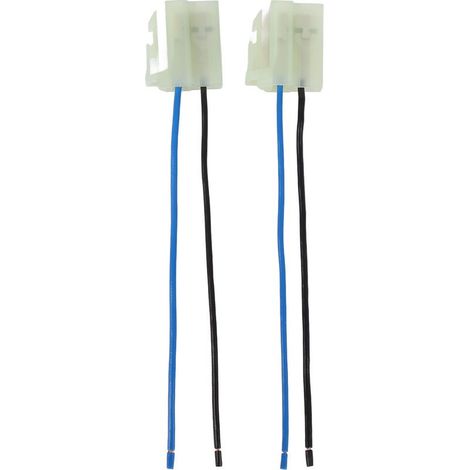 Connecteur de faisceau de câbles pour ventilateur de refroidissement électrique, 2 pièces, 2 bornes 18awg, connexion rapide pour véhicule. (1/4)