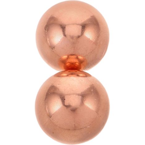Lot De 2 Boules De Purification pour Bain d'oiseaux en Cuivre Massif 2.00 cm Sphères Autonettoyantes Résistantes Aux Intempéries pour Bassin De Jardin Décoration Extérieure (1/5)