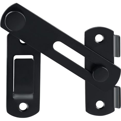 Verrou Porte Coulissante Serrure Volet Loquet Porte Verrou Portail à Bascule Boulon avec Vis pour Porte, Fenêtre, Placard et Jardin, (1/5)