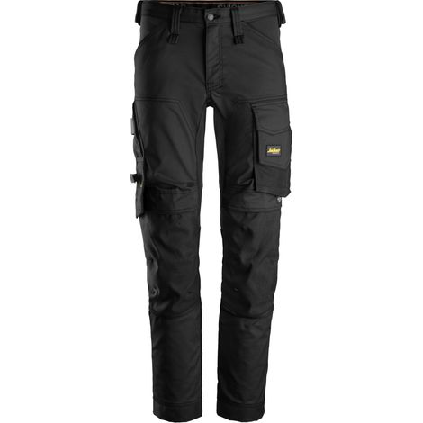 PANTALONE STRETCH ALLROUNDWORK TG. 54 NERO (1/2)