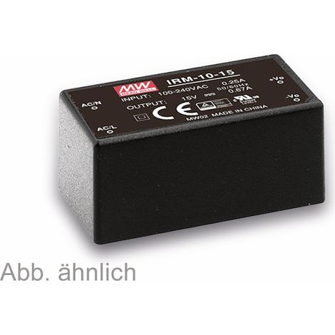 Alimentation AC/DC imprimée MEAN WELL IRM-10-5, 5 V-/2 A, 10 W