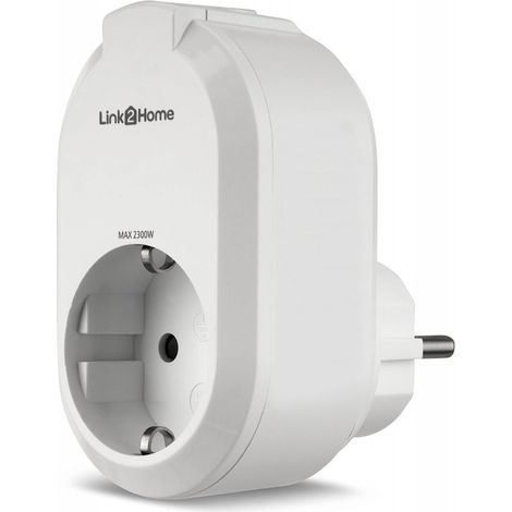 REV Ritter Link2Home Prise & Minuterie, prises type F allemandes, blanc (0088707012) (1/5)